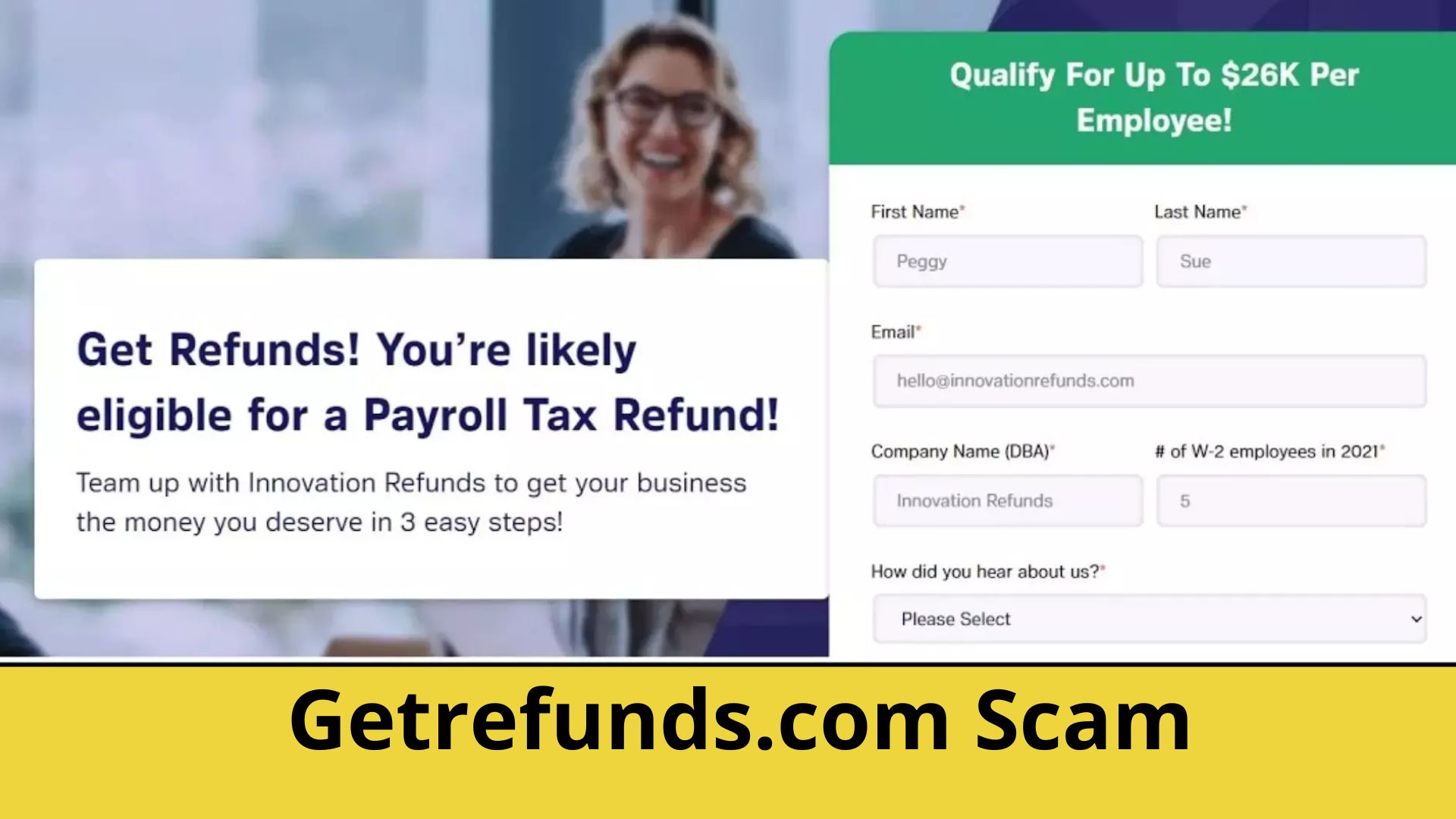 GetRefunds.com Scam